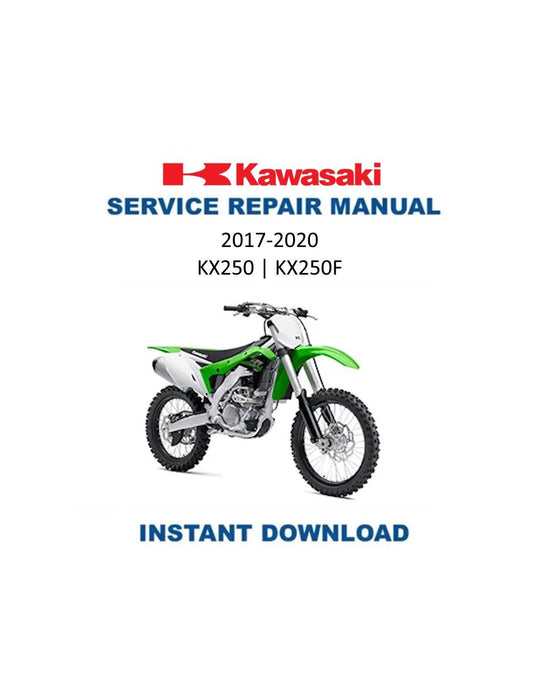 Kawasaki KX 250 KX250F Service Manual 2017-2020 - Service Manual PDF Instant Download