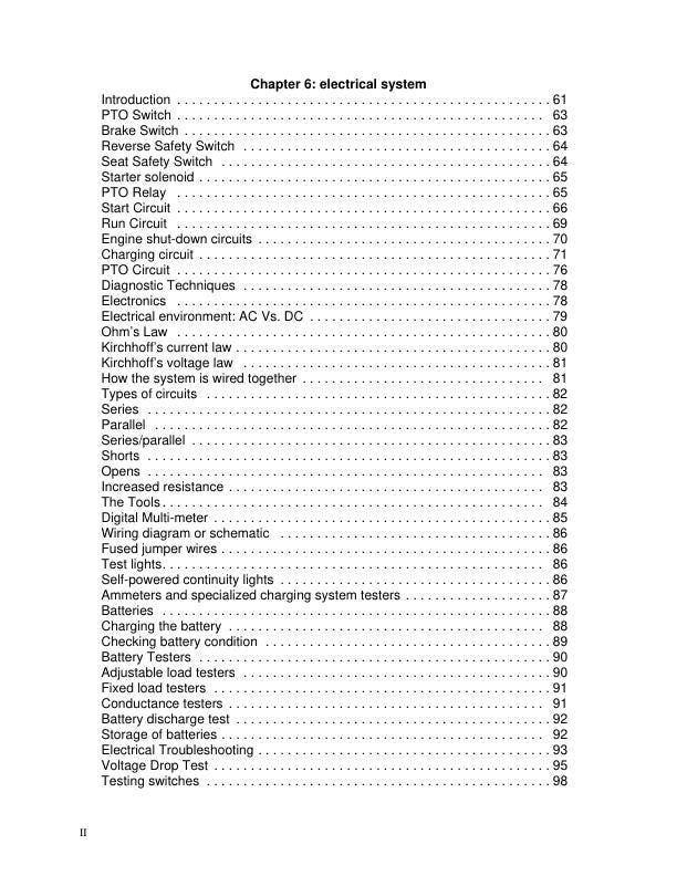 Cub Cadet RZT-S Zero Turn Mower Service Manual sample page from service manual