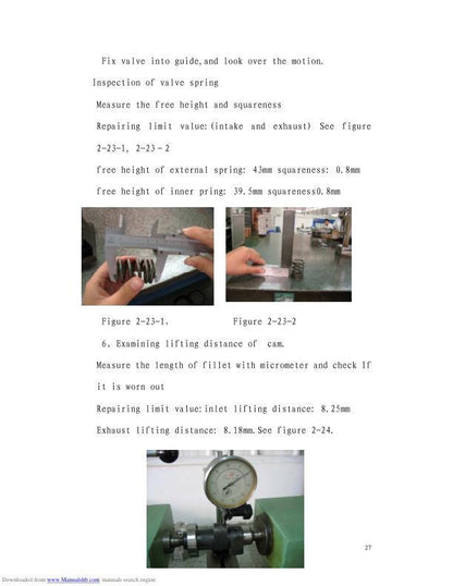 HiSun HS500 ATV Service Manual sample page from the repair manual