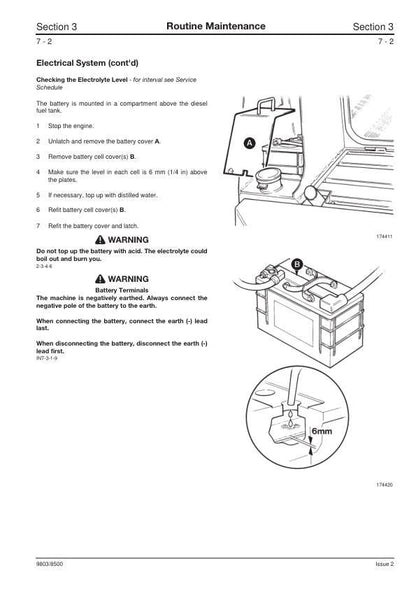 JCB Robot 150 165 Skid Steer Service Manual sample page from service manual