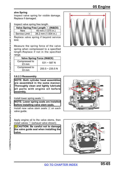 CFMOTO UFORCE 1000 UTV Service Manual sample page with diagrams and specifications