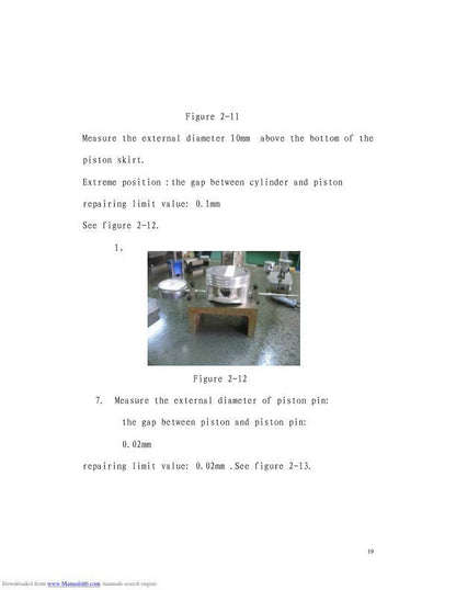 HiSun HS500 ATV-2 Service Manual sample page with technical illustrations
