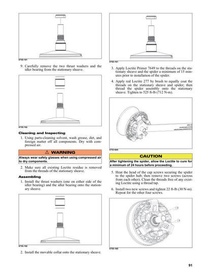 Arctic Cat ZR Norseman Riot M Alpha One 8000 Snowmobile Service Manual sample page with technical illustrations