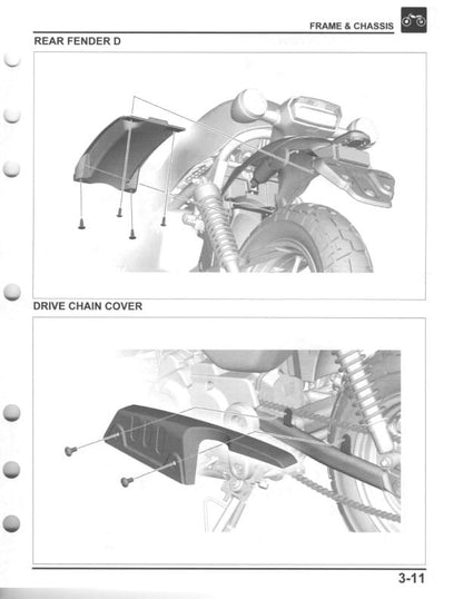 Honda Monkey 125A Motorcycle Service Manual sample page from the repair manual