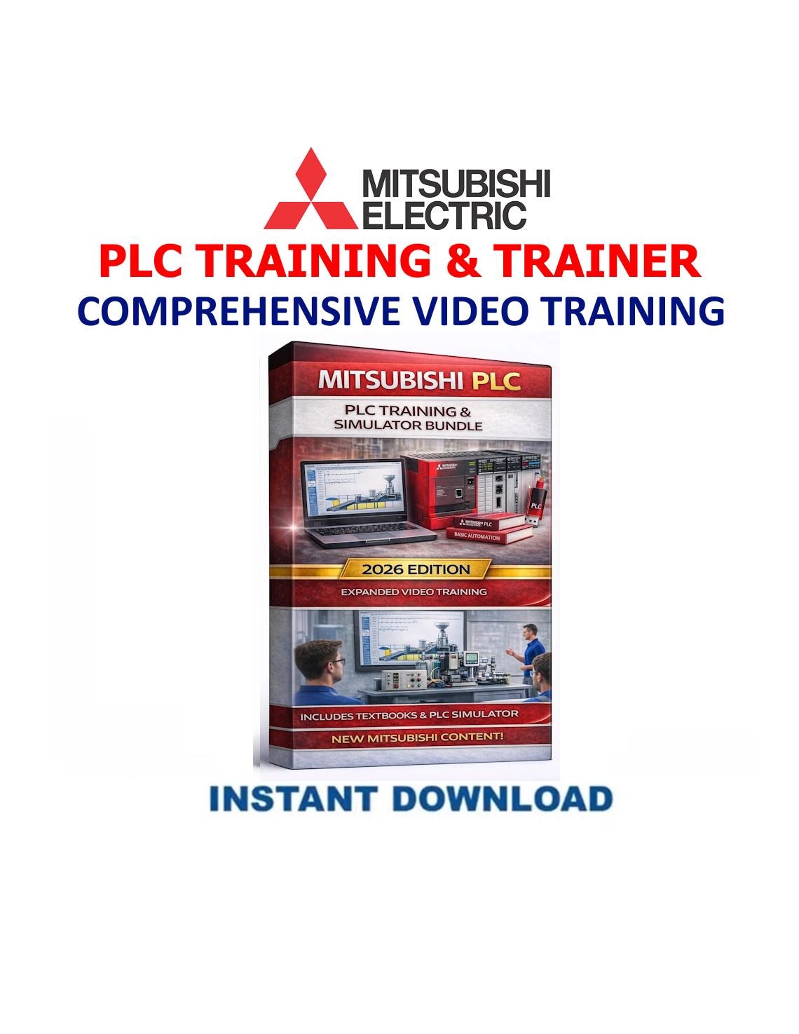 Mitsubishi PLC Trainer & Training Course 2026 - Service Manual PDF Instant Download