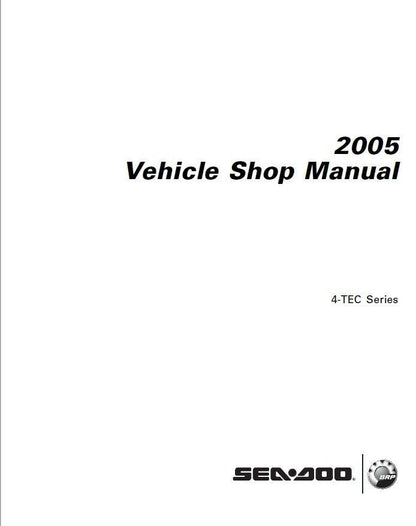 Sea-Doo GTX RXP RXT WAKE Service Manual table of contents