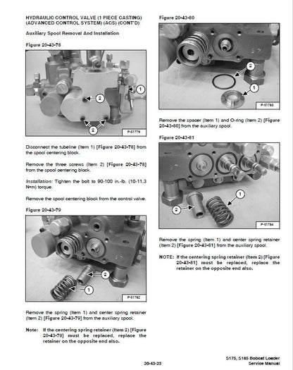 Bobcat S175 S185 Turbo Loader Service Manual sample page from the repair manual
