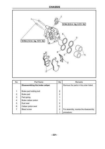 HiSun HS700 UTV4 Service Manual factory service manual title page