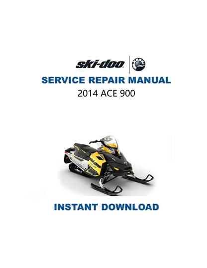 Skidoo REV 900 ACE Snowmobile Service Manual 2014-2017 - Service Manual PDF Instant Download