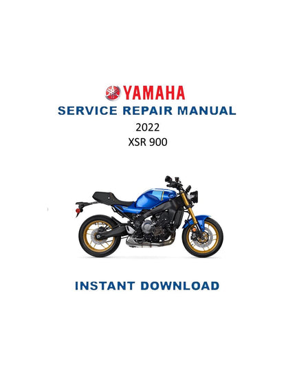 Yamaha XSR900 Motorcycle Service Manual 2022-2025 - Service Manual PDF Instant Download