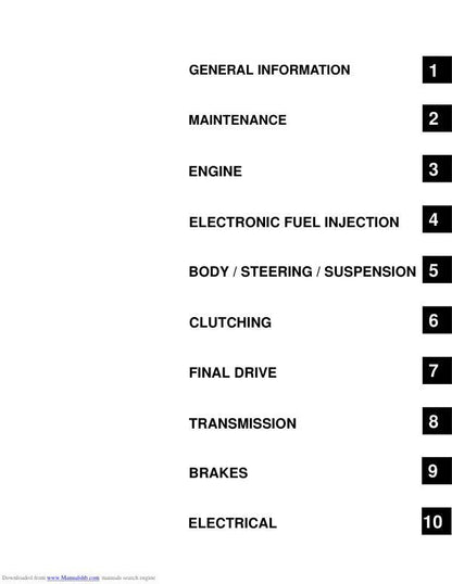 Polaris RZR 800 RZR-S RZR-4 UTV Service Manual factory service manual title page