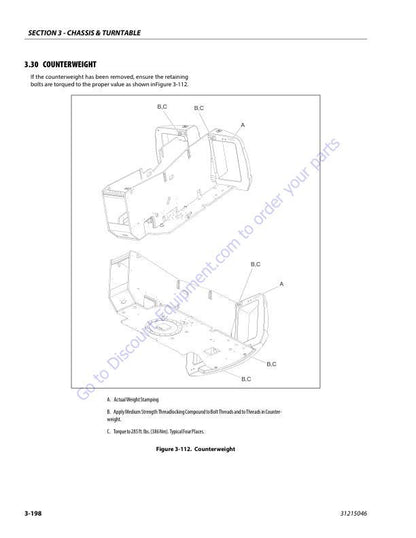 JLG 800 AJ Articulated Boom Lift Service Manual sample page showing schematics and diagrams