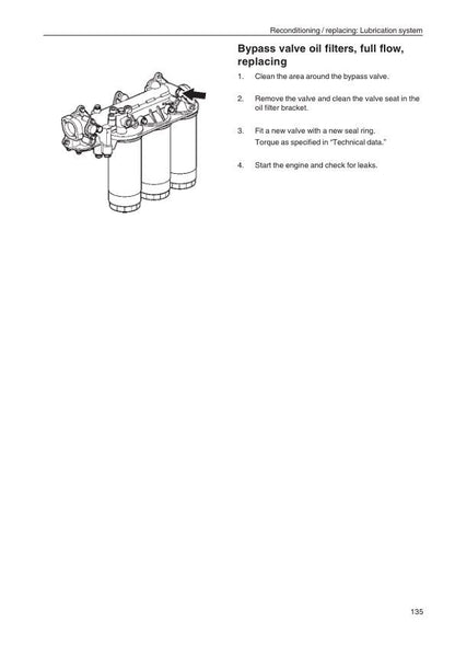 Volvo Penta TAD 1640 1641 1642 Engine Service Manual sample page from the repair manual