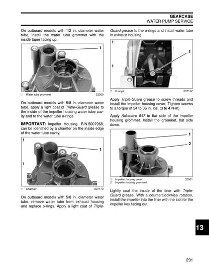 Evinrude ETEC 200 225 250 300 Outboard Service Manual sample page from service manual