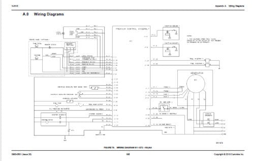 Cummins HGJAA-HGJAF ONAN Generator Service Manual sample page showing repair procedures