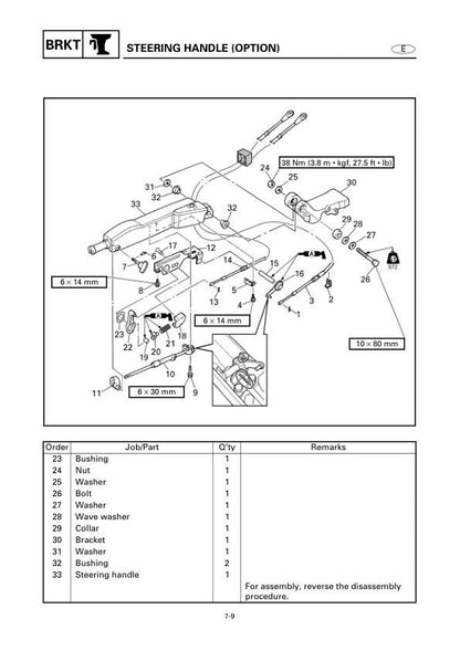 Yamaha F115A FL115A Outboard Service Manual sample page from the repair manual