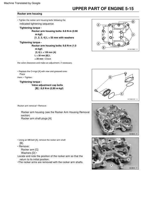Kawasaki Brute Force 650 KVF650 ATV Service Manual sample page from service manual