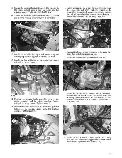 Arctic Cat Norseman Riot Touring ZR M 400 Snowmobile Service Manual sample page from service manual