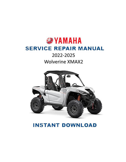 Yamaha Wolverine RMAX2 UTV Service Manual 2022-2025 - Service Manual PDF Instant Download