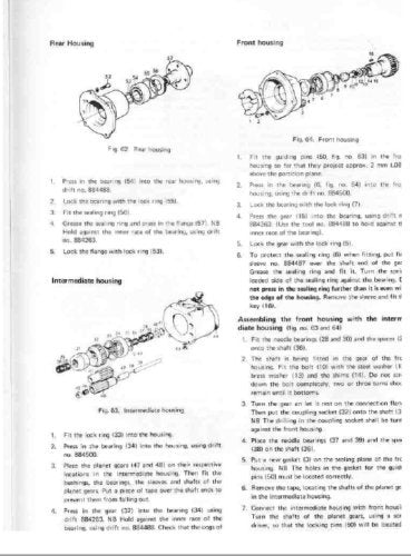 Volvo Penta MD 1B 2B 3B 5A 6A 7A 21A Service Manual sample page showing repair procedures