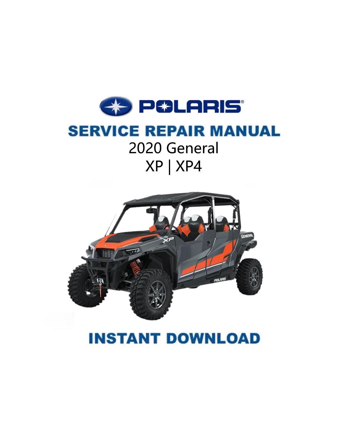 Polaris GENERAL XP XP4 UTV Service Manual 2020-2024 - Service Manual PDF Instant Download