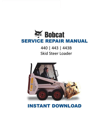 Manuale di servizio pale gommate Bobcat 440 443