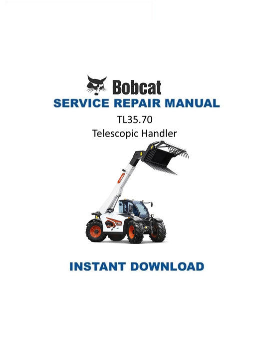 Manual de servicio de cargadora compacta sobre orugas Bobcat TL35 70 | 2009-2025