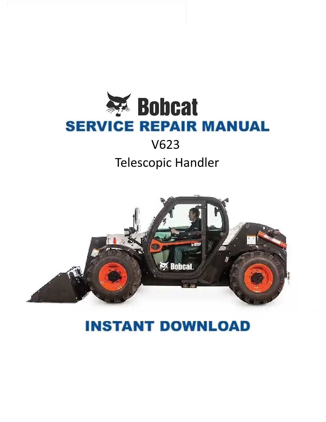 Manual de servicio de manipulador telescópico Bobcat V623