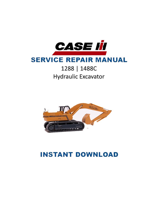 Case 1288 1488C Bagger-Werkstatthandbuch PDF