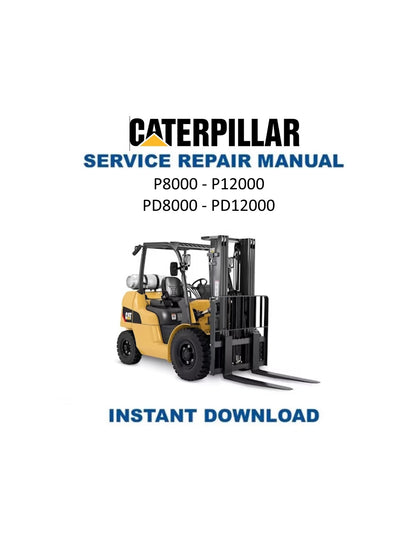 Manual de servicio de montacargas Caterpillar PD8000 - PD12000