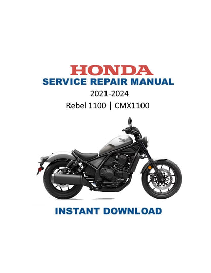 Honda Rebel 1100 CMX1100 service manual PDF 2021-2024
