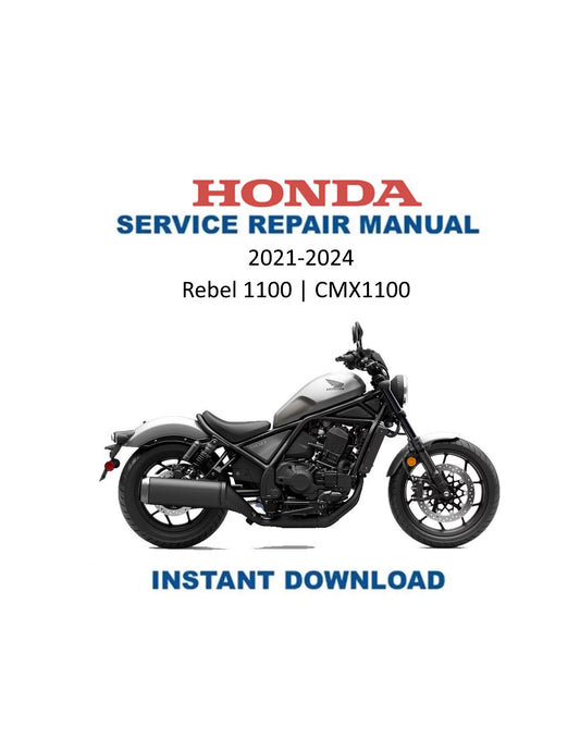 Honda Rebel 1100 CMX1100 service manual PDF 2021-2024