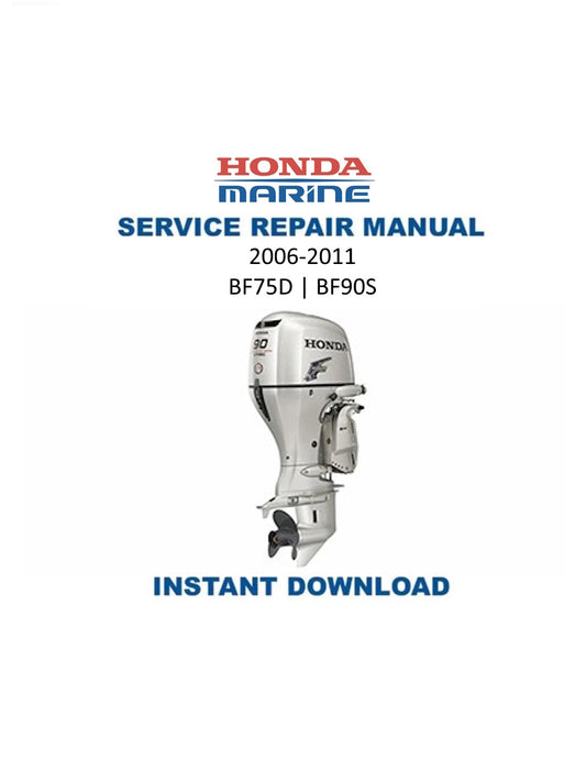 Manuale di servizio fuoribordo Honda BF75D BF90D | 2006-2011