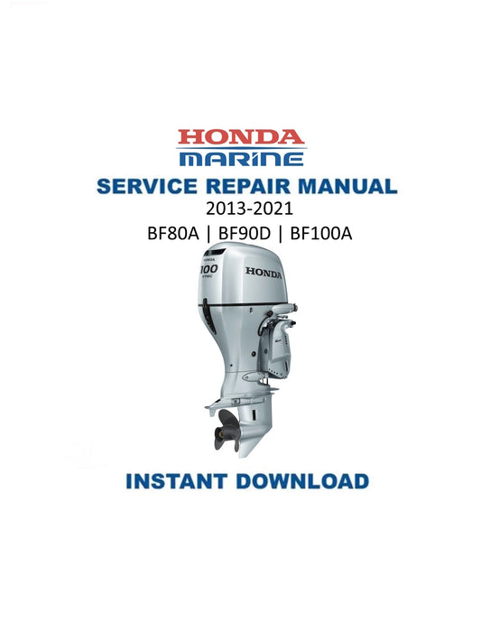 Manual de servicio del motor fuera de borda Honda BF80A BF90D BF100A | 2013-2021
