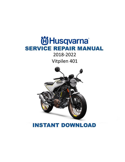 Husqvarna Vitpilen 401 Motorcycle Service Manual PDF | 2018-2022