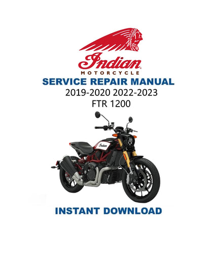 Manual de servicio de motocicleta Indian FTR1200 | 2019-2024