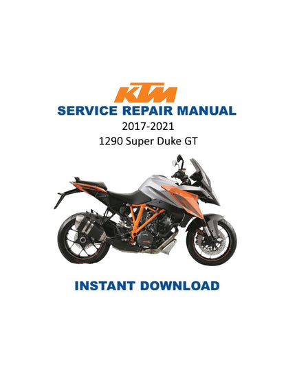 KTM 1290 Super Duke GT Motorcycle Service Manual PDF | 2017-2021