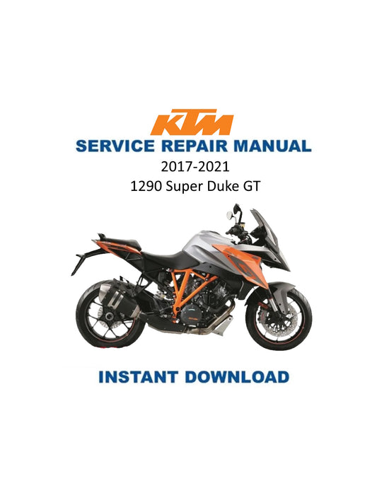KTM 1290 Super Duke GT Motorcycle Service Manual PDF | 2017-2021