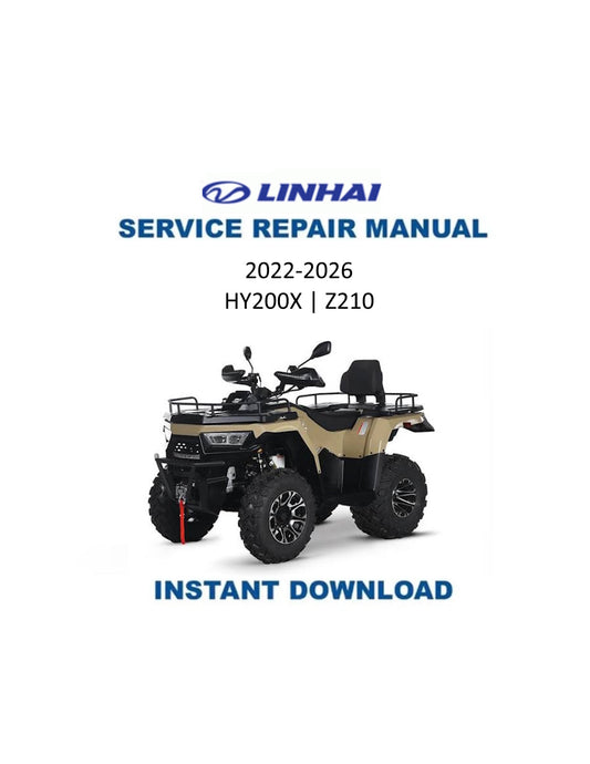 Manuale di servizio ATV Linhai HY200X Z210 | 2022-2026