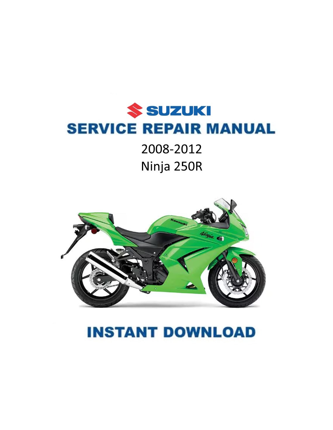 Manuale di servizio moto Kawasaki Ninja 250R | 2008-2012