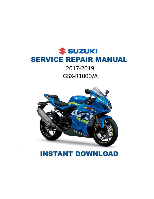 Manual de servicio de la motocicleta Suzuki GSX-R1000 | 2017-2022 GSXR1000
