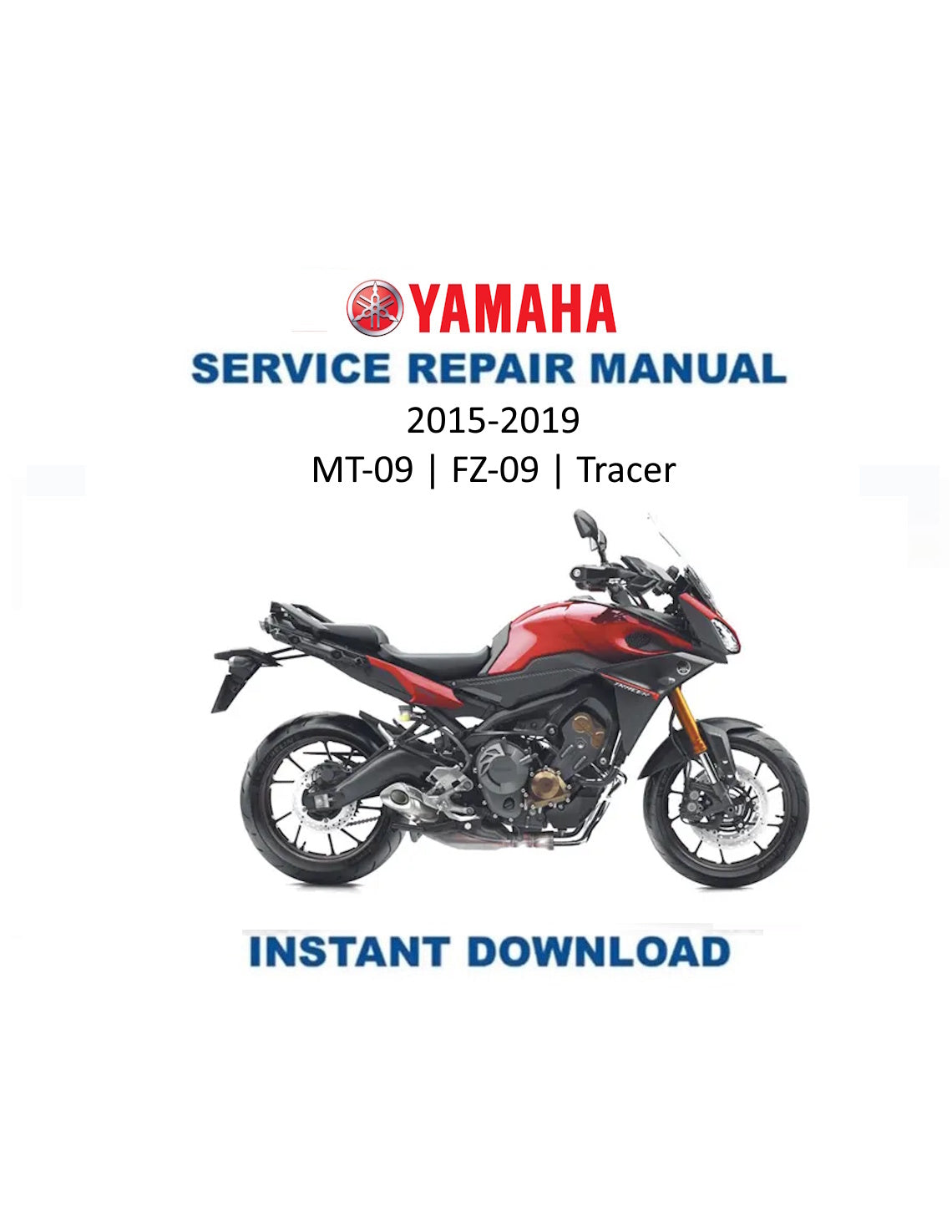 Manuale di servizio moto Yamaha MT09 FZ09 Tracer | 2015-2019 MT-09 FZ-09