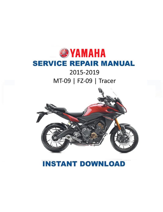 Yamaha MT09 FZ09 Tracer Motorcycle Service Manual PDF | 2015-2019 MT-09 FZ-09