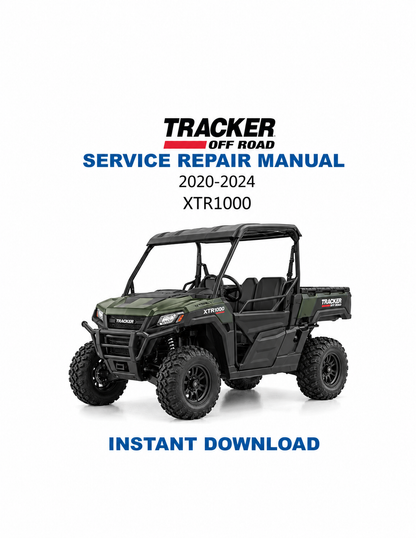 Tracker Offroad XTR1000 UTV Service Manual PDF | 2020-2024