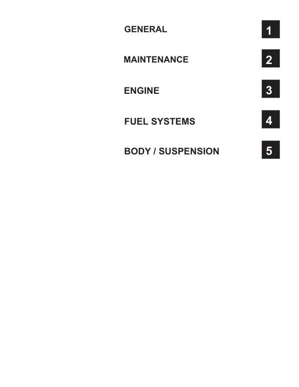 Polaris Sportsman 400 ATV Service Manual factory service manual title page