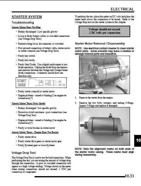 Polaris Ranger XP 700 UTV Service Manual sample page from the repair manual