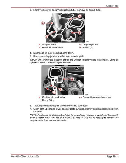 Mercury Verado 200 225 250 275 Outboard Service Manual sample page from the repair manual