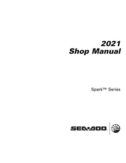 Sea-Doo Spark Service Manual factory service manual title page