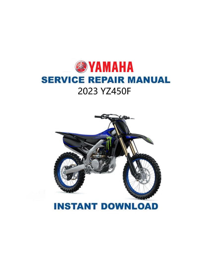 Yamaha YZ450FP Motorcycle Service Manual 2023-2025 - Service Manual PDF Instant Download
