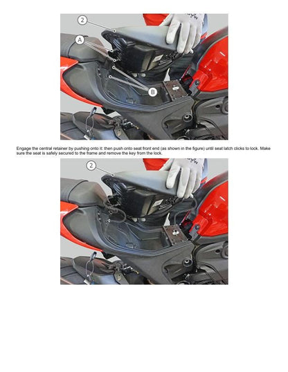 Ducati Monster 937 Plus Motorcycle Service Manual table of contents